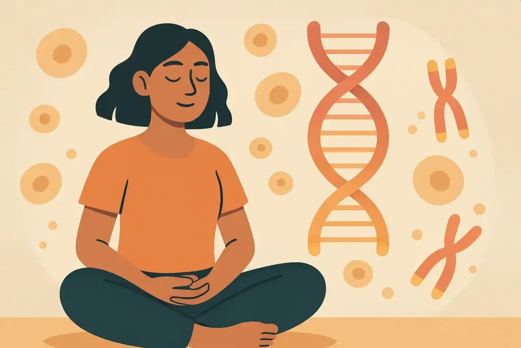 Meditation influences genes and supports slow ageing